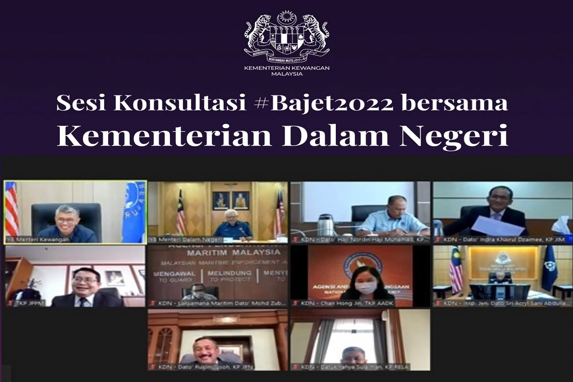 Sesi Konsultasi #Bajet2022 Bersama YB Menteri KDN